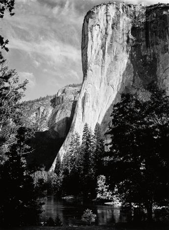 ADAMS, ANSEL (1902-1984) Yosemite Falls * El Capitan.
